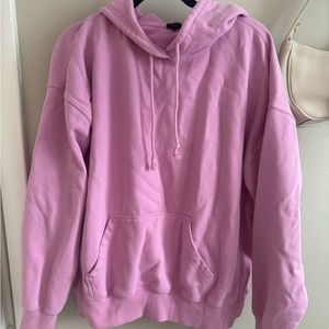 Pink hoodie